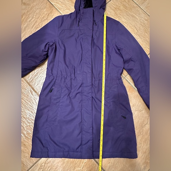 🎉HP!🎉 LL Bean Winter Warmer Jacket Size XS Purple Fleece Lined Hooded Full Zip - Picture 13 of 14